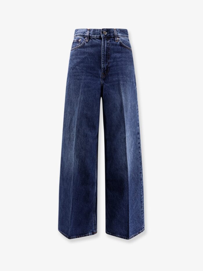 toteme wide leg organic cotton jeans Toteme Wide Leg Organic Cotton Jeans