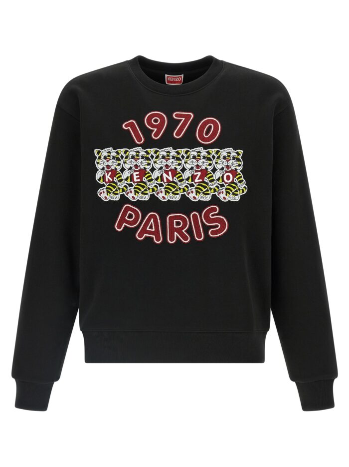 kenzo 'wild tiger embroidered' sweatshirt Kenzo 'Wild Tiger Embroidered' Sweatshirt