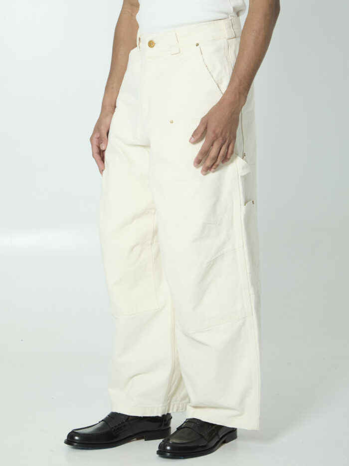 Willy Chavarria Stockton white jeans