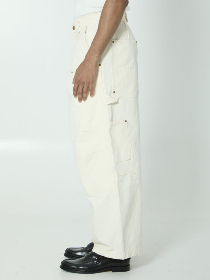 Willy Chavarria Stockton white jeans