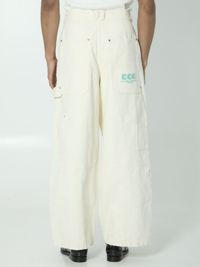 Willy Chavarria Stockton white jeans