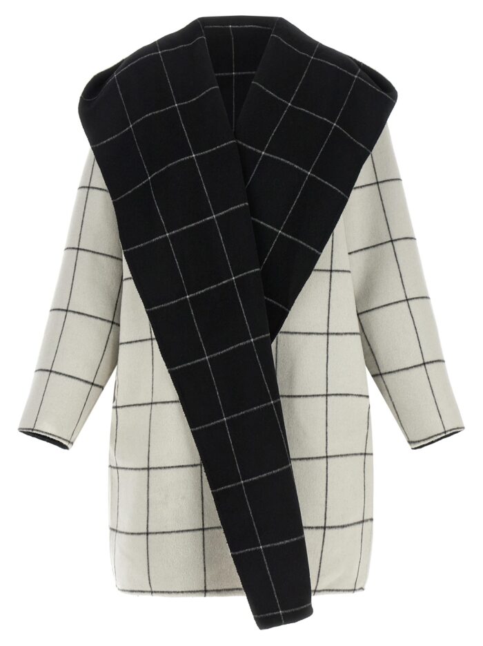 toteme ' windowpane hoodie' revrsibile coat TOTEME ' Windowpane Hoodie' Revrsibile Coat