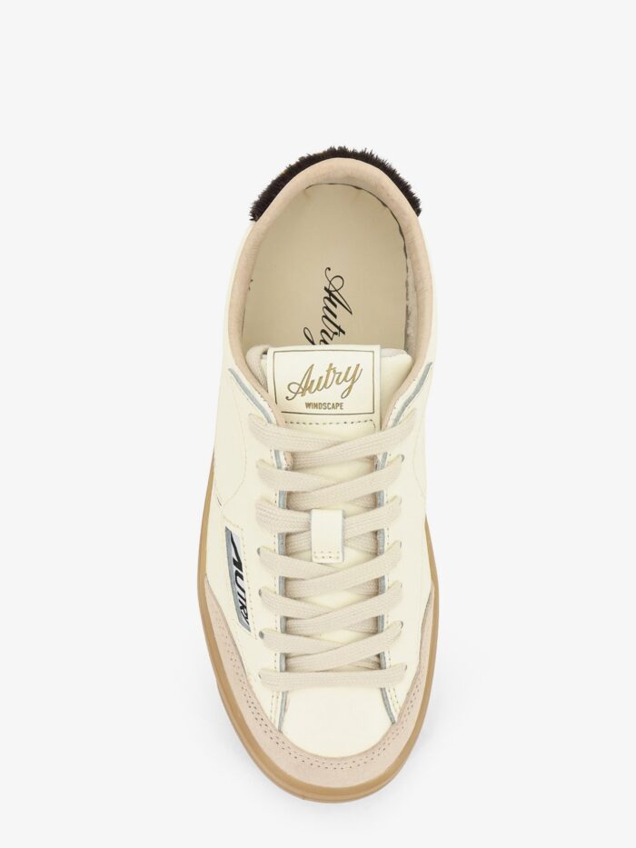 Autry Windscape Leather And Ponyskin Sneakers