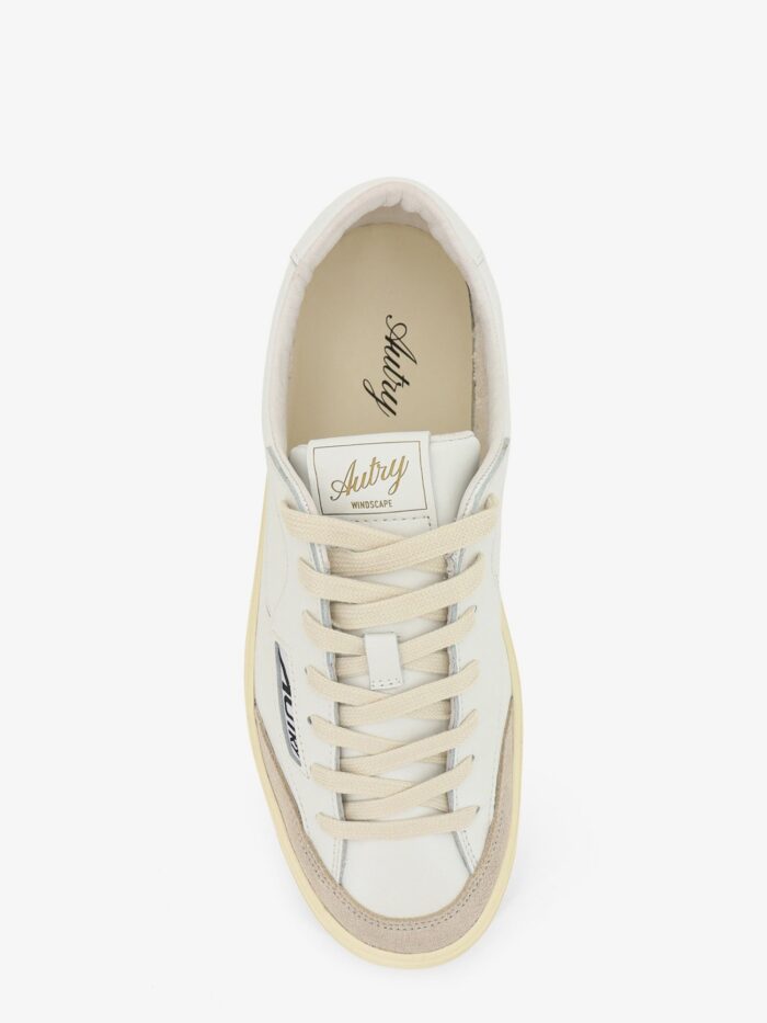 Autry Windscape Leather Sneakers With Suede Insert