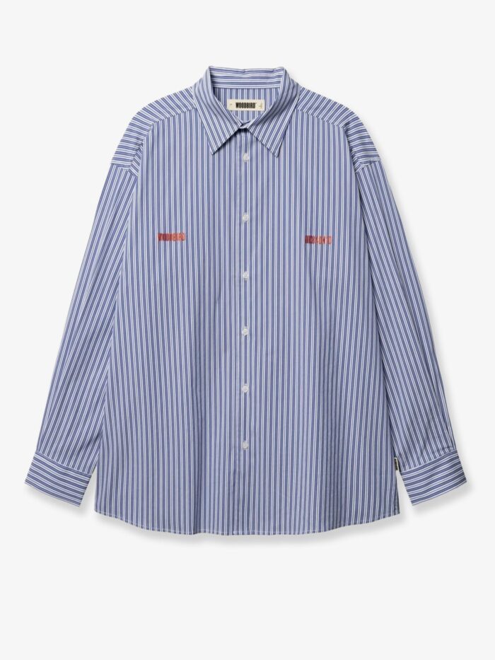 WOODBIRD Brooks Lion Cotton Blend Shirt