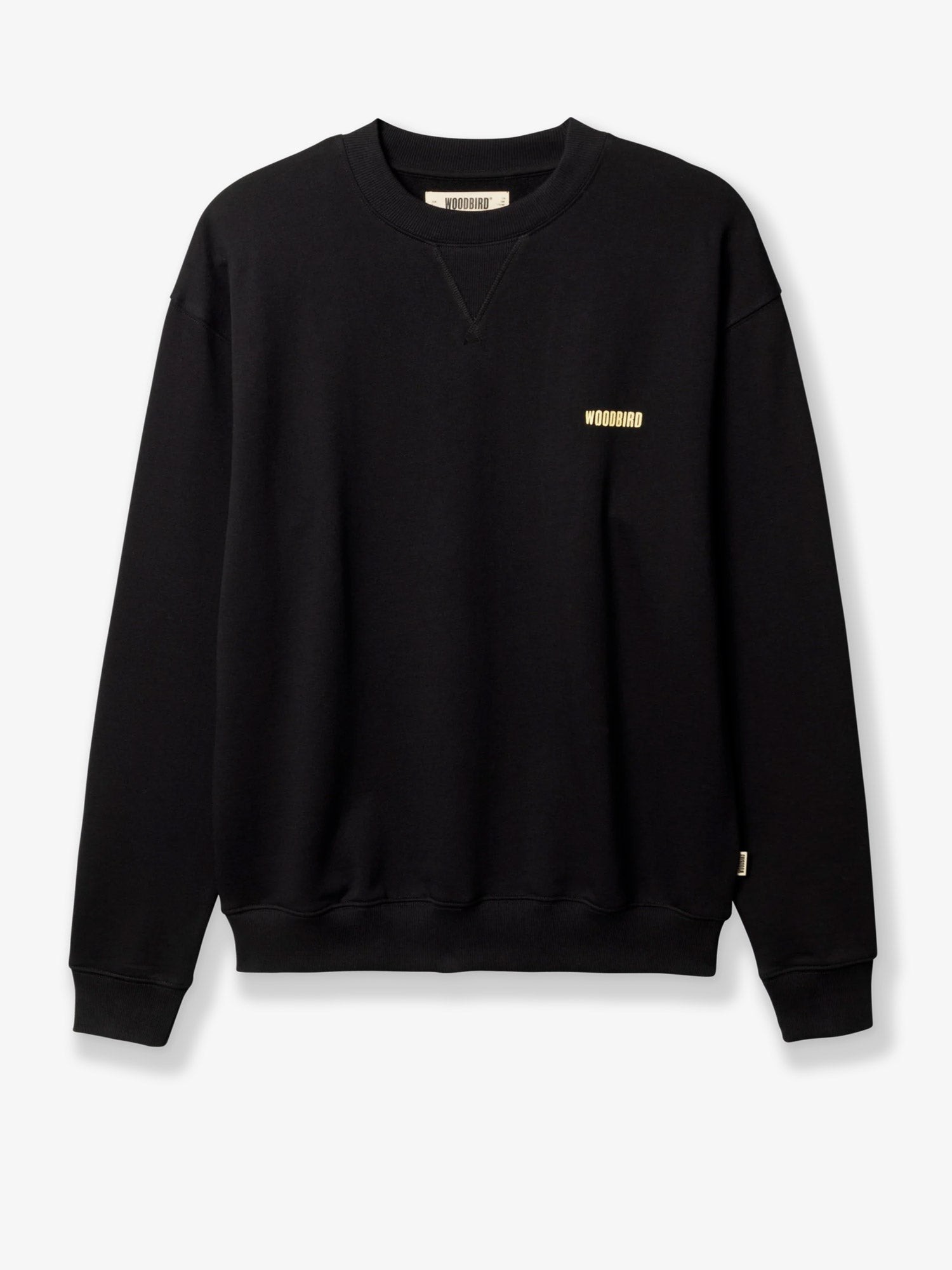 WOODBIRD Cotton Sweater With Front Logo Print