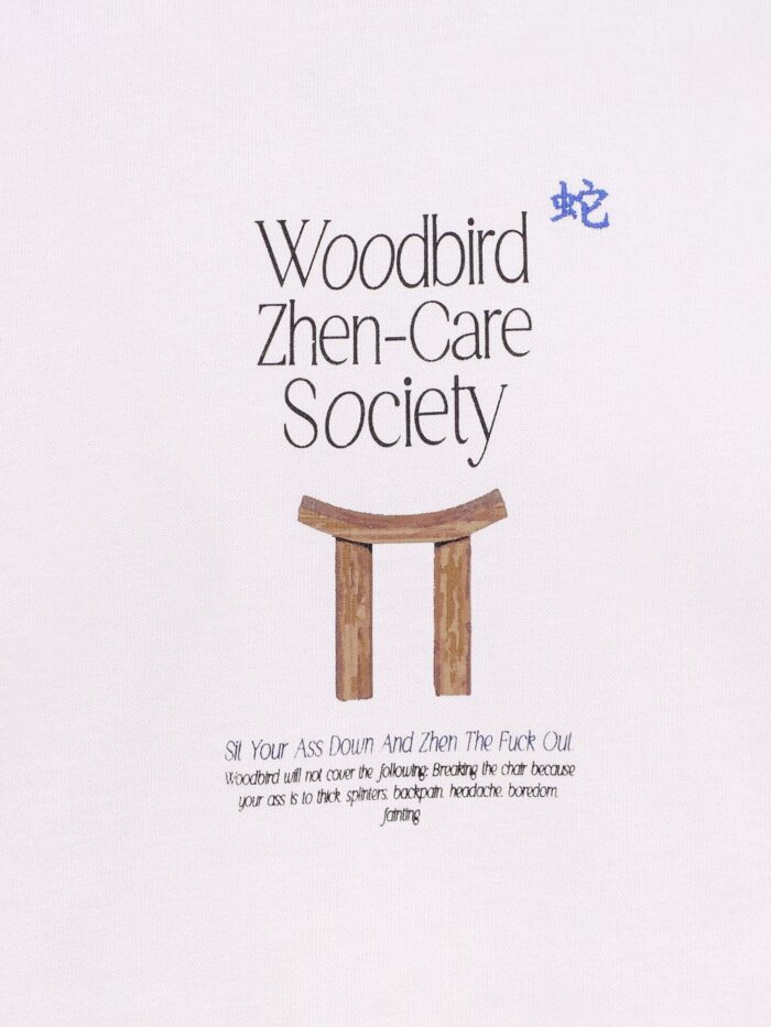 WOODBIRD Organic Cotton T-shirt With Logo Print