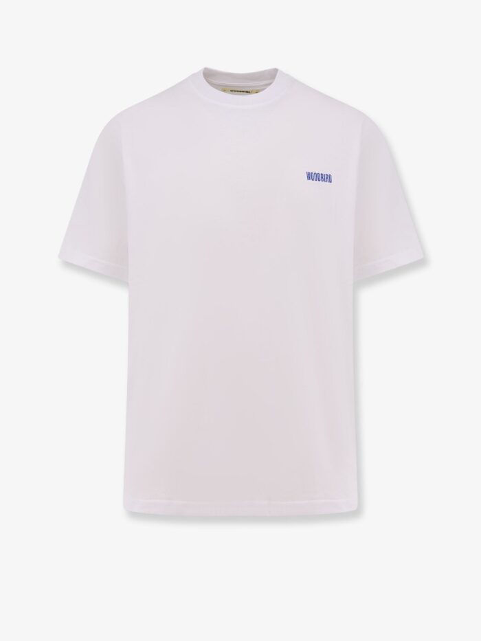 WOODBIRD Organic Cotton T-shirt With Logo Print