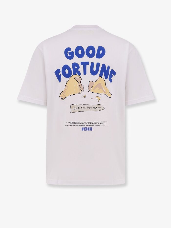 WOODBIRD Organic Cotton T-shirt With Logo Print