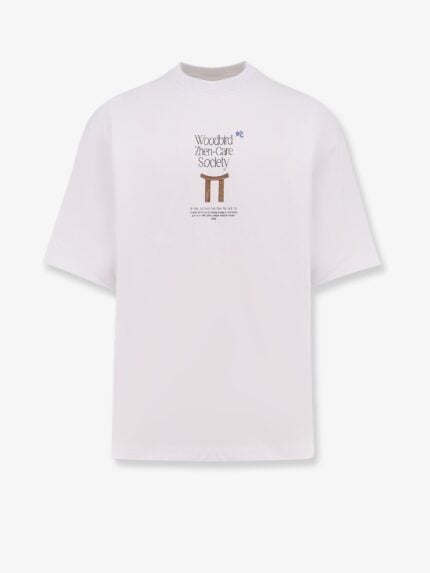 WOODBIRD Organic Cotton T-shirt With Logo Print