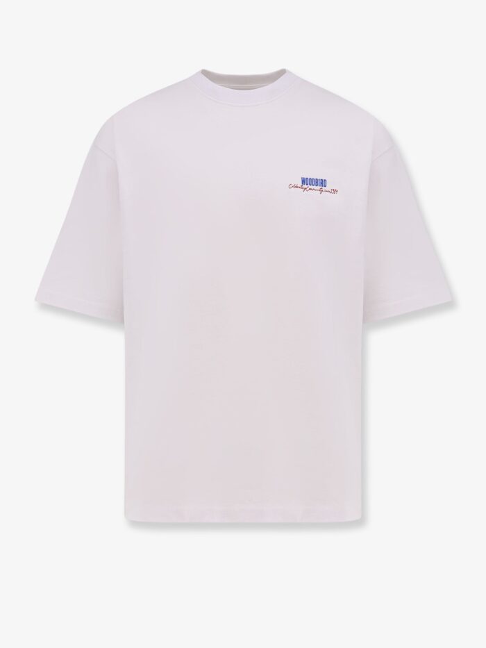 WOODBIRD Organic Cotton T-shirt With Logo Print