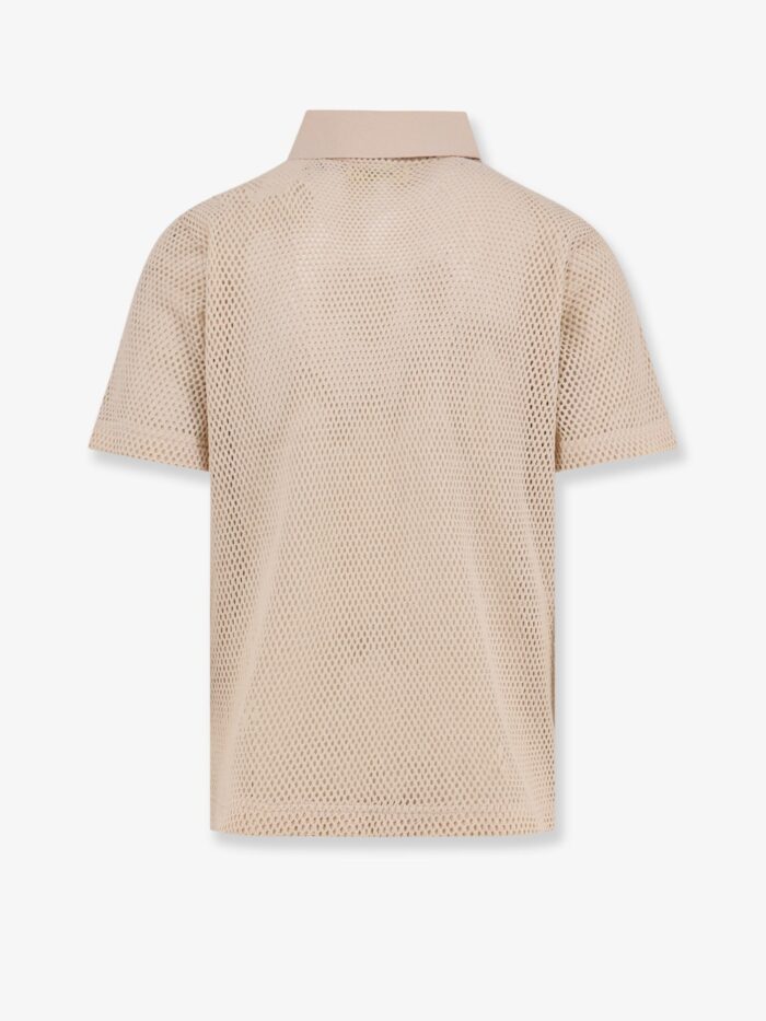 WOODBIRD Perforated Cotton Polo Shirt