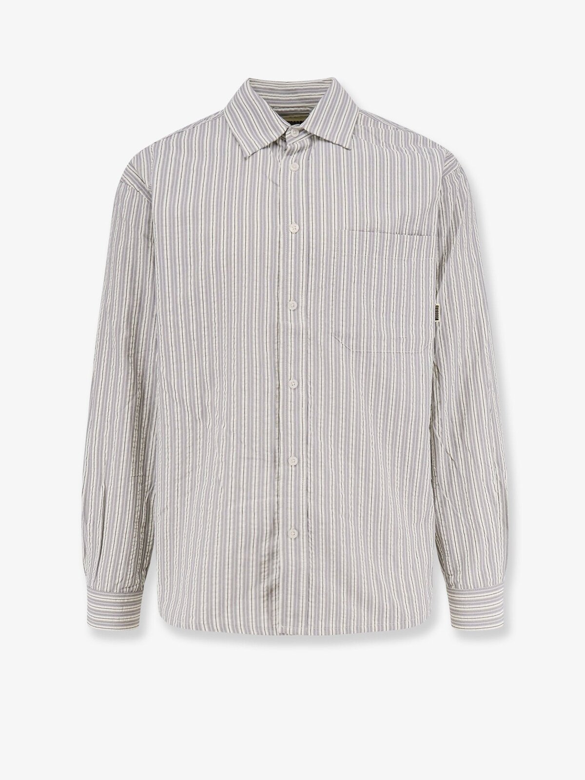 WOODBIRD Striped Cotton Blend Shirt