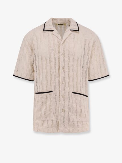 WOODBIRD WB Sunny Granny Perforated Knit Shirt