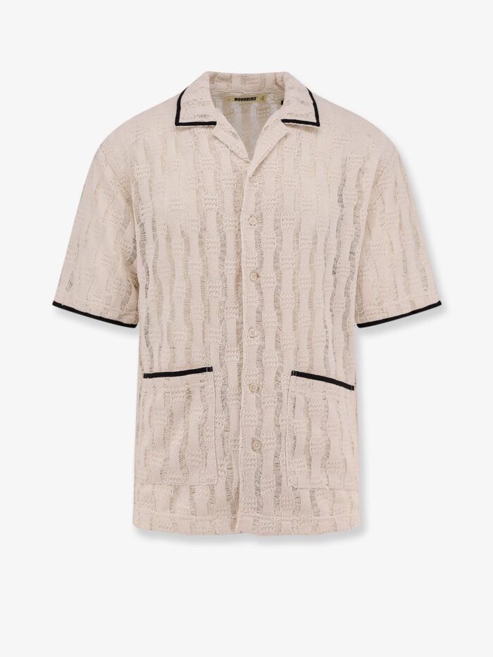 WOODBIRD WB Sunny Granny Perforated Knit Shirt