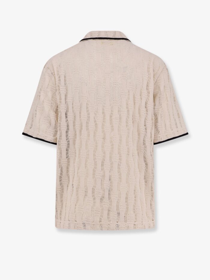 WOODBIRD WB Sunny Granny Perforated Knit Shirt