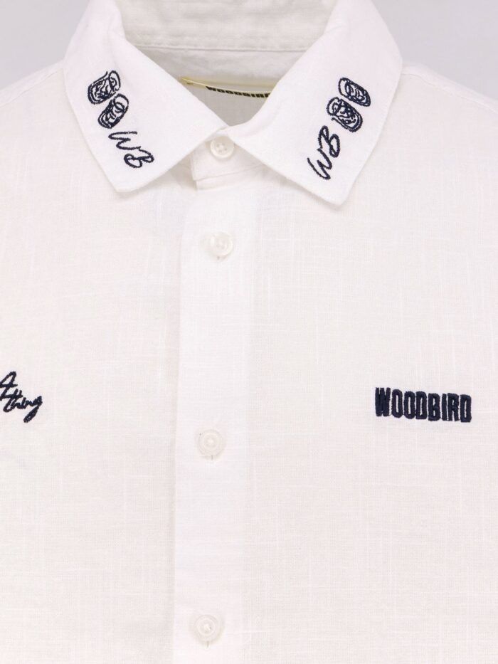 WOODBIRD WB Wang Cotton And Linen Shirt