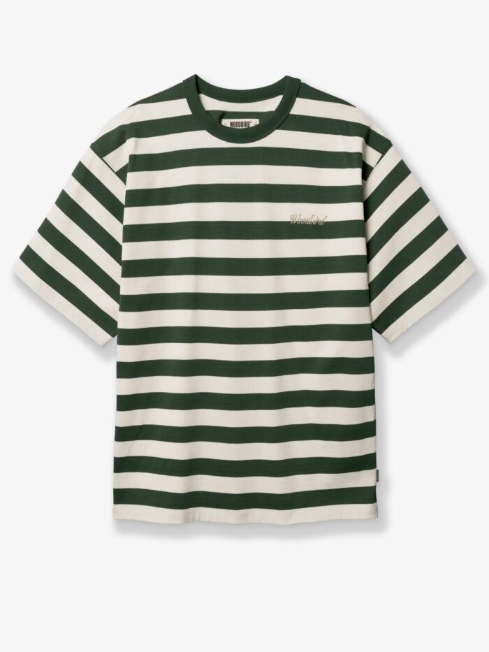 WOODBIRD Wbbeam Stripe Tee Organic Cotton T-shirt