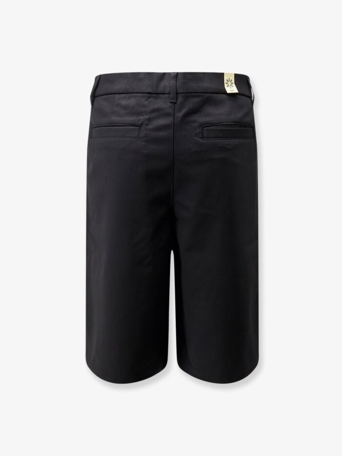 WOODBIRD Wbbin Viscose Blend Bermuda Shorts