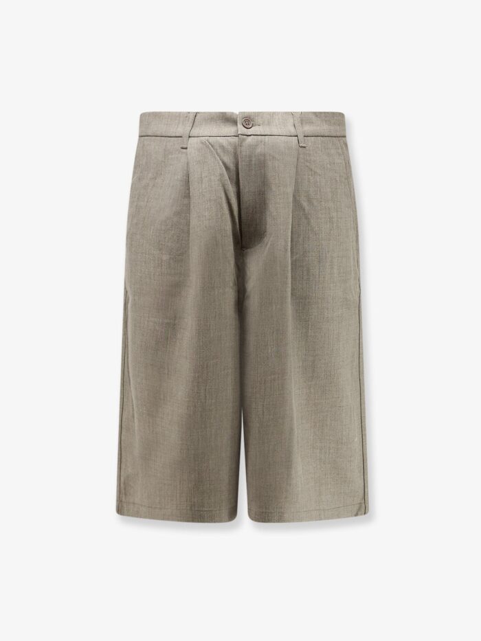 WOODBIRD Wbbin Viscose Blend Bermuda Shorts
