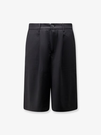 WOODBIRD Wbbin Viscose Blend Bermuda Shorts