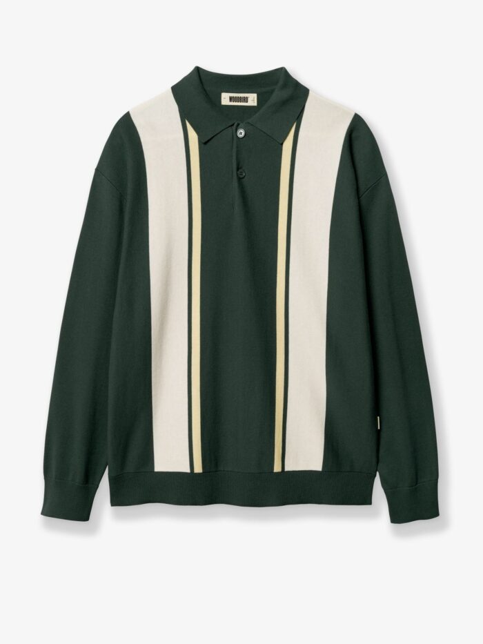 WOODBIRD WBdom Grand Polo Cotton Polo Shirt With Striped Pattern