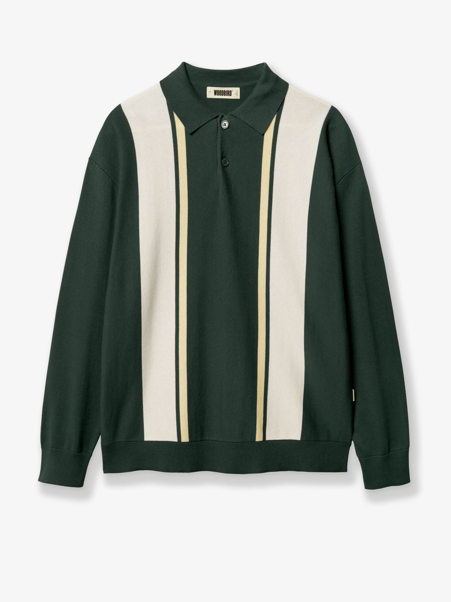 WOODBIRD WBdom Grand Polo Cotton Polo Shirt With Striped Pattern