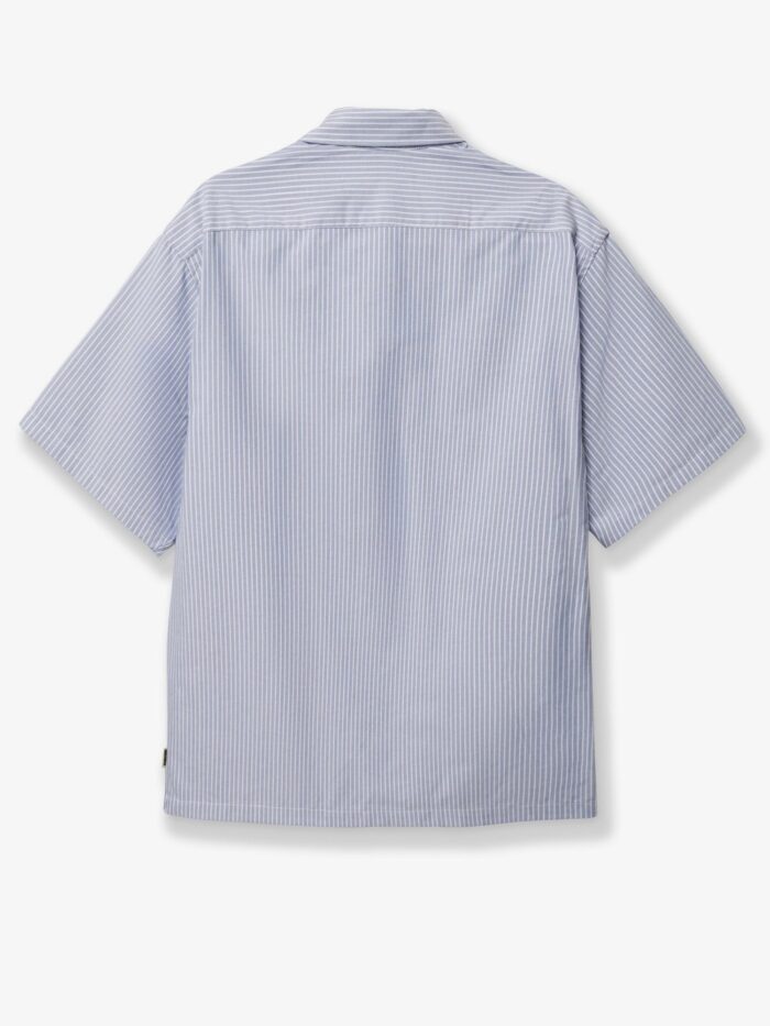 WOODBIRD Wbwang Ox Flower Striped Cotton Shirt