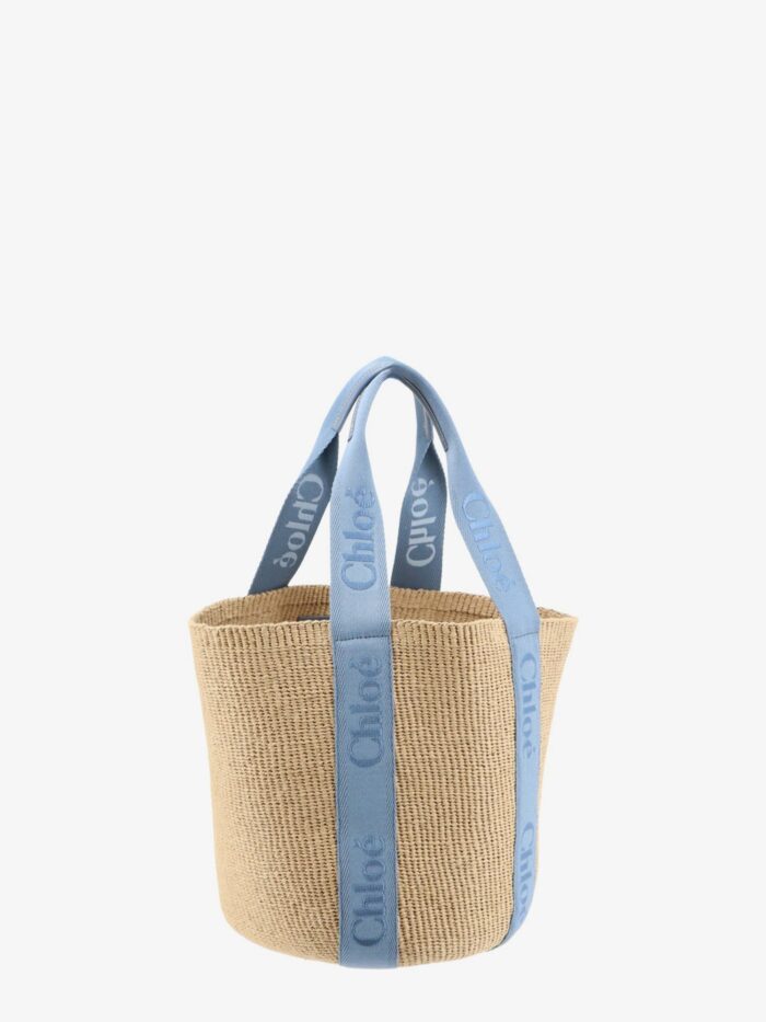 Chloe' Woody Raffia Shoulder Bag