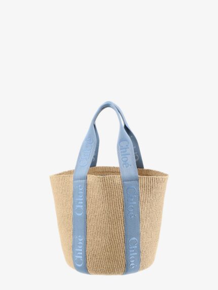 Chloe' Woody Raffia Shoulder Bag
