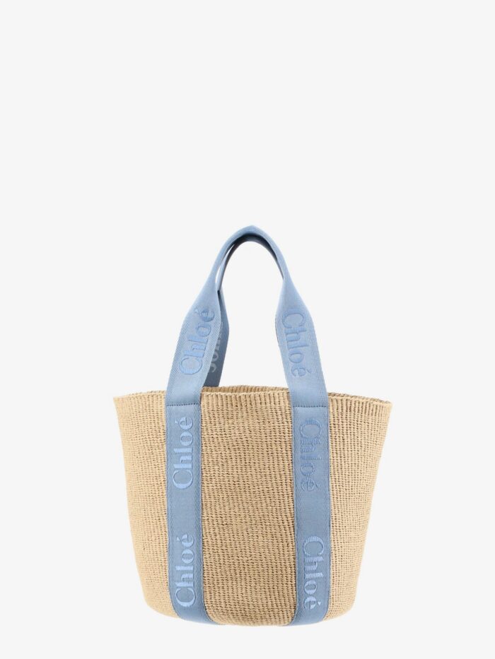 Chloe' Woody Raffia Shoulder Bag