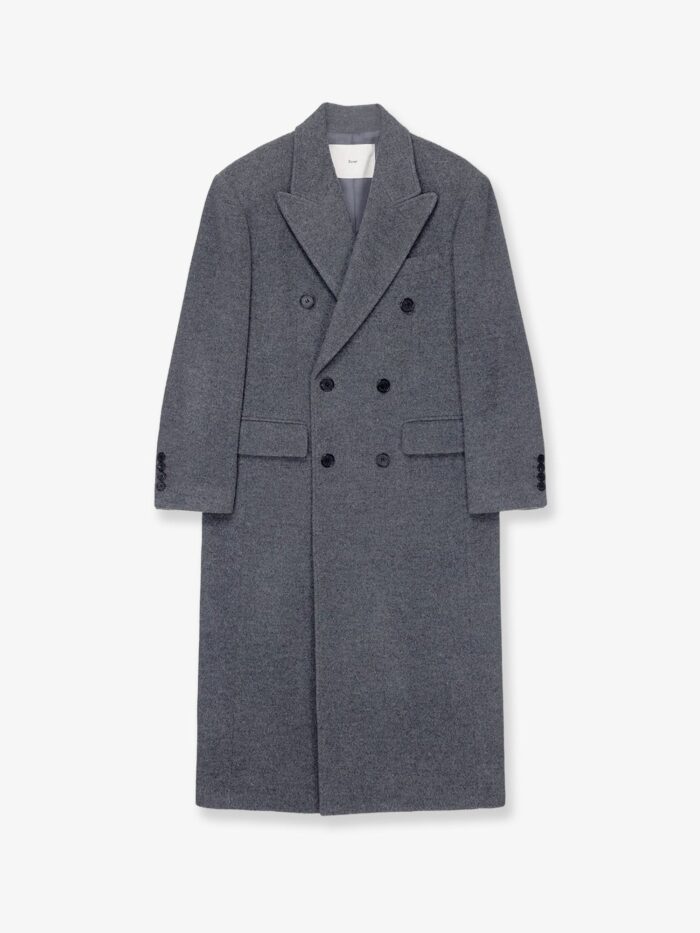 DUNST Wool And Cashmere Blend Double-breasted Coat