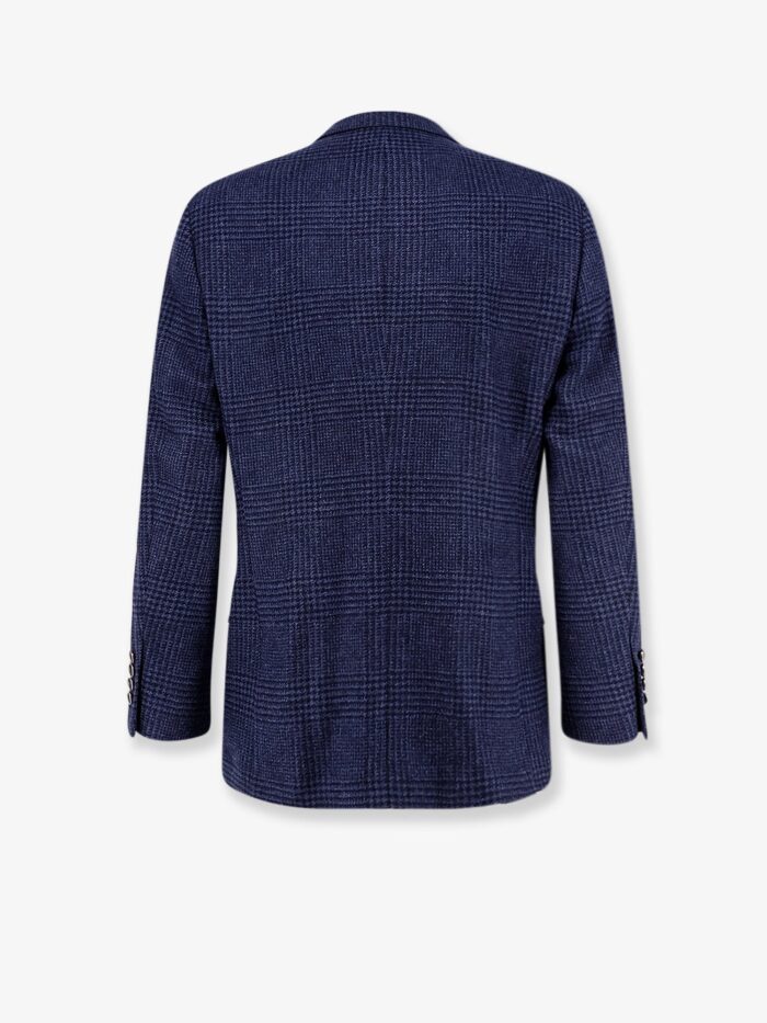 Brunello Cucinelli Wool And Cashmere Blend Suit With Prince Of Wales Pattern