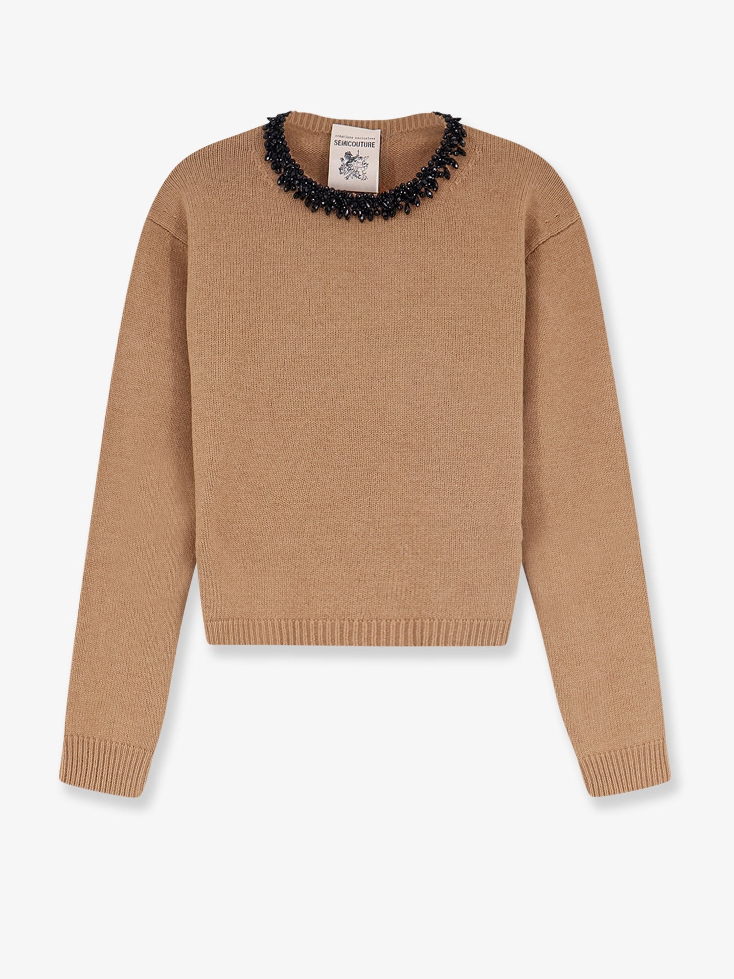 Semicouture Wool And Cashmere Blend Sweater