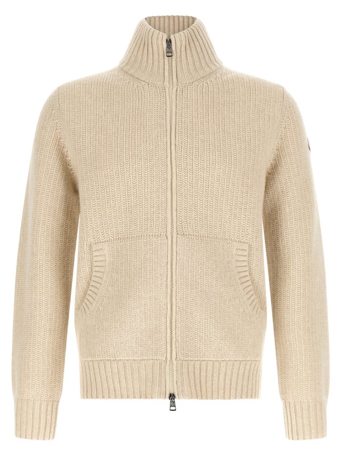 moncler wool and cashmere cardigan Moncler Wool And Cashmere Cardigan
