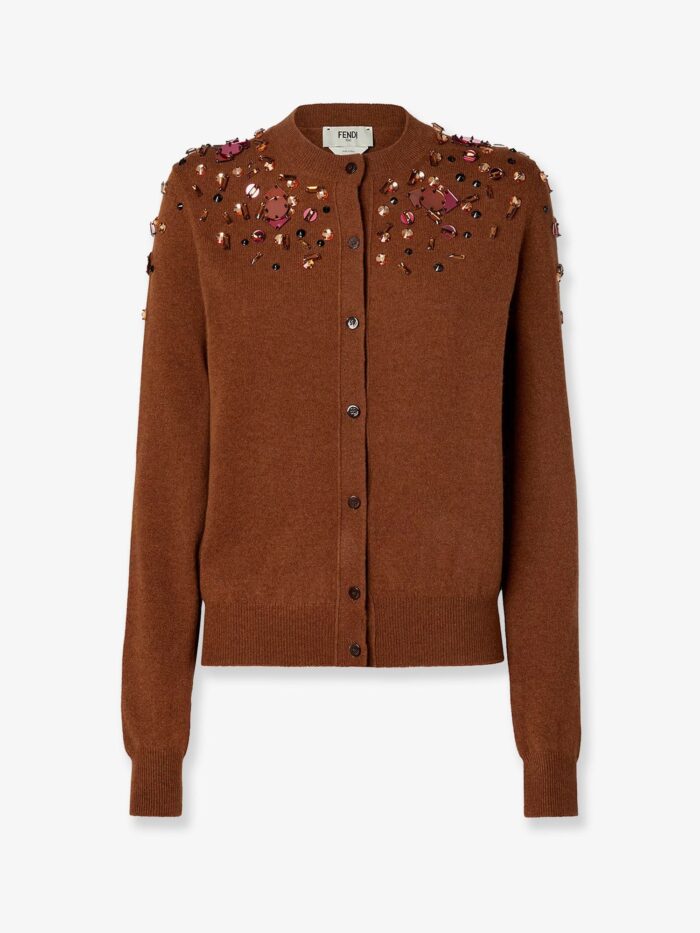 fendi wool and cashmere cardigan Fendi Wool And Cashmere Cardigan