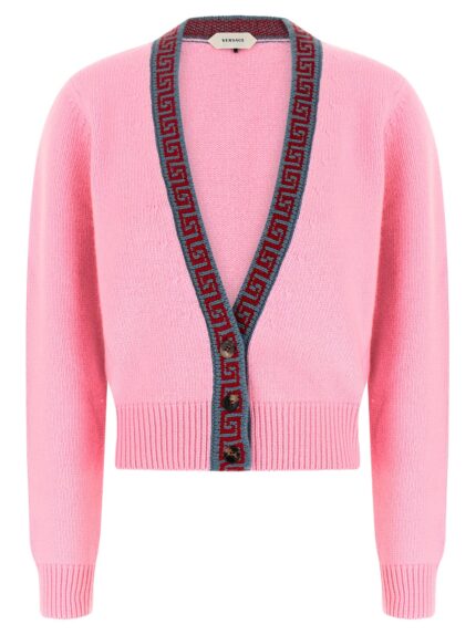 Versace Wool And Cashmere Cardigan