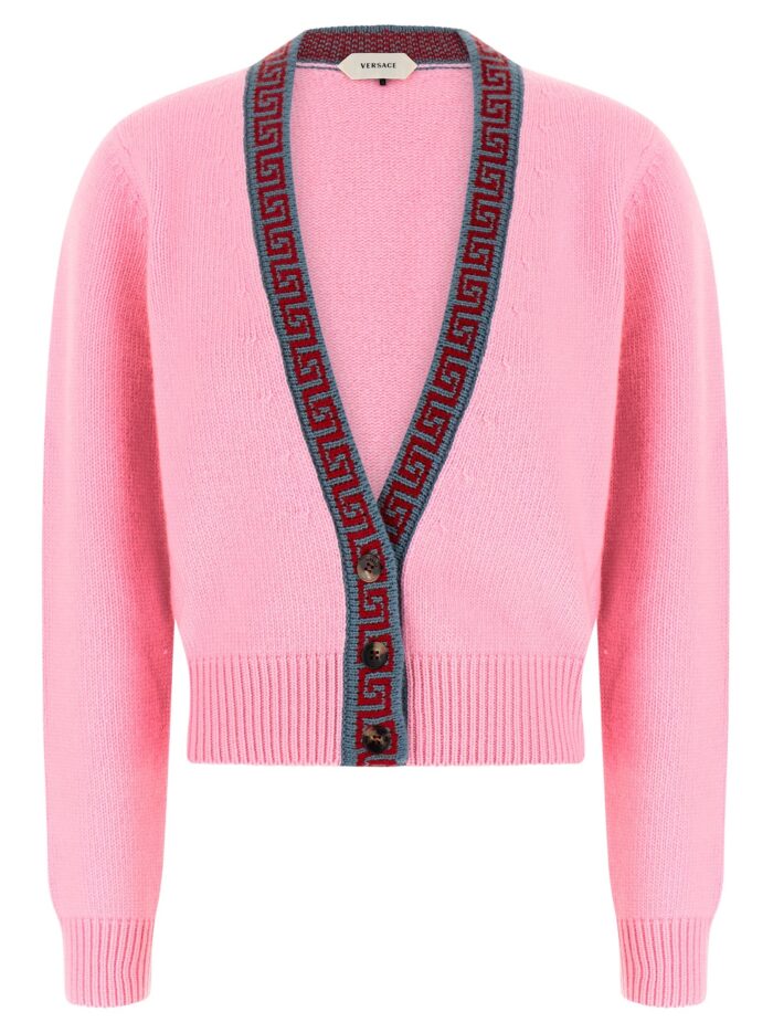 versace wool and cashmere cardigan Versace Wool And Cashmere Cardigan