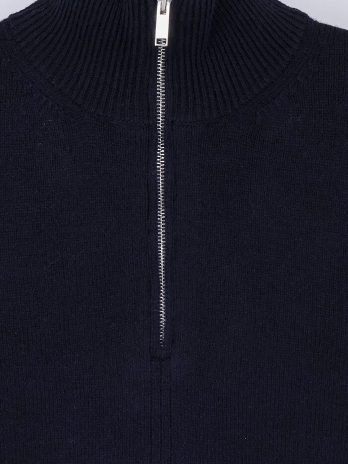 ALPHA-STUDIO Wool And Cashmere Half-zip Cardigan