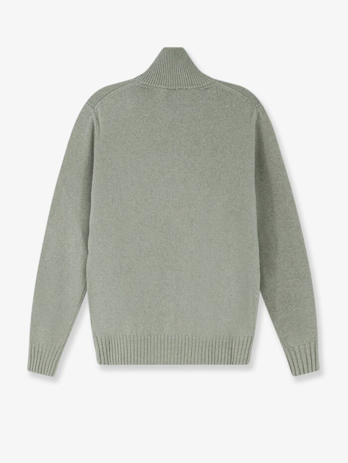 ALPHA-STUDIO Wool And Cashmere Half-zip Cardigan