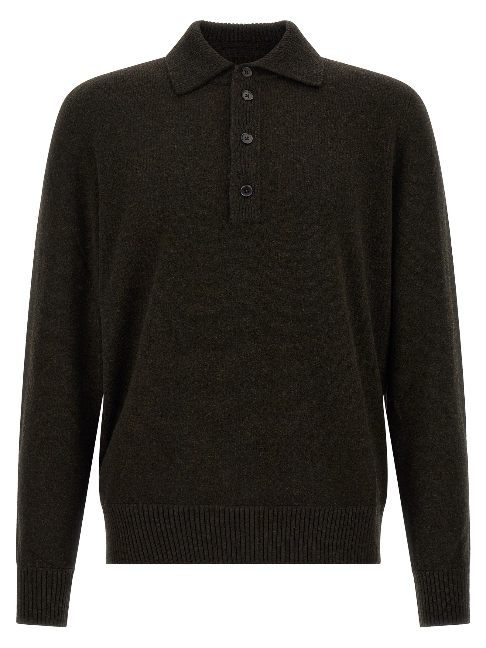 Zegna Wool And Cashmere Polo Shirt