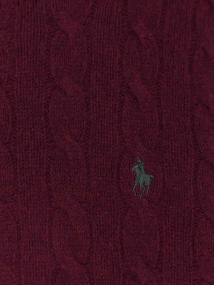 Polo Ralph Lauren Wool And Cashmere Sweater With Braided Knit
