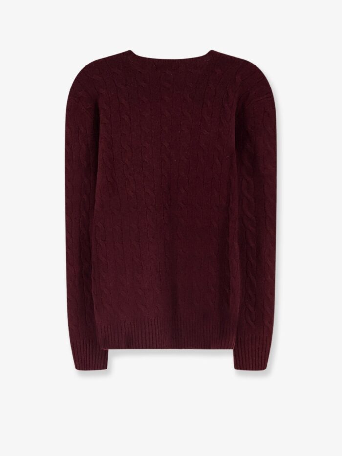 Polo Ralph Lauren Wool And Cashmere Sweater With Braided Knit