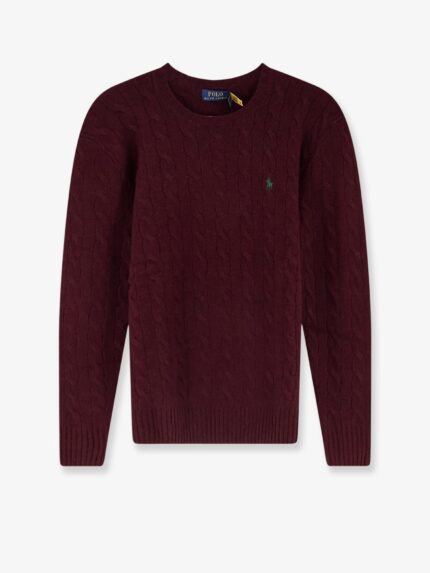 Polo Ralph Lauren Wool And Cashmere Sweater With Braided Knit