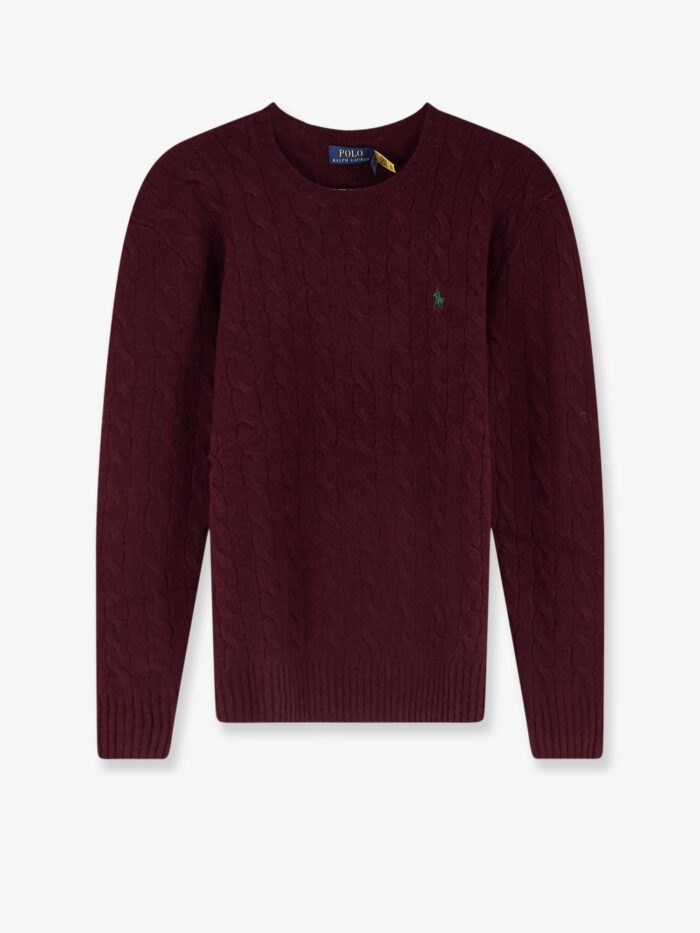 polo ralph lauren wool and cashmere sweater with braided knit Polo Ralph Lauren Wool And Cashmere Sweater With Braided Knit