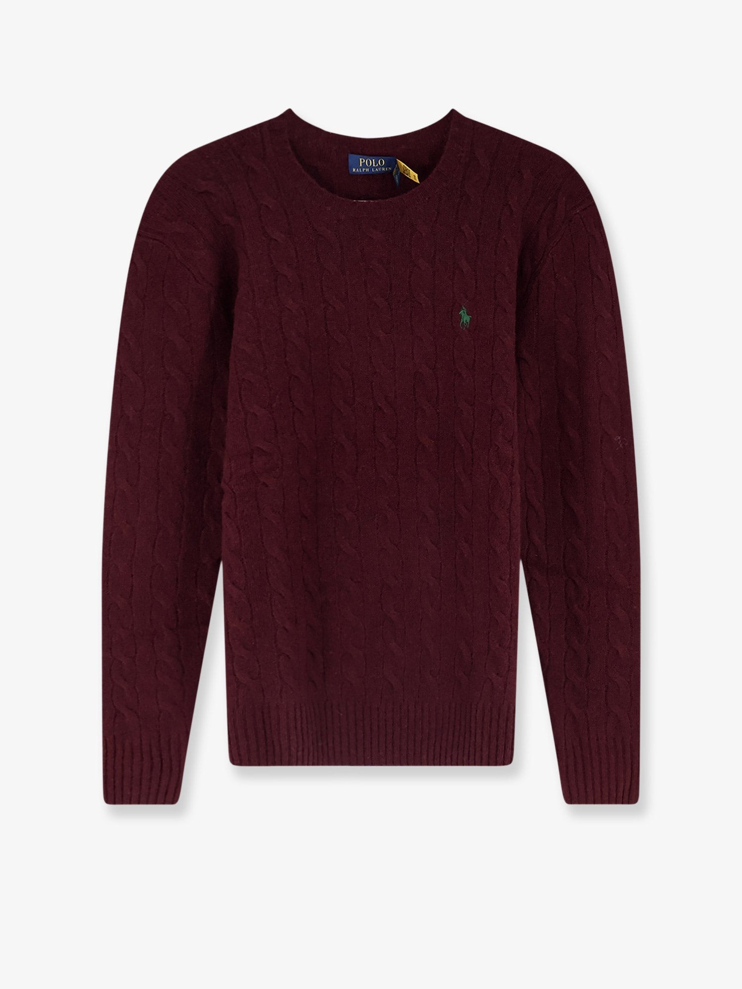Polo Ralph Lauren Wool And Cashmere Sweater With Braided Knit