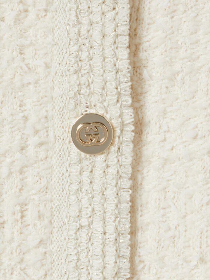 Gucci Wool And Cotton Blend Cardigan