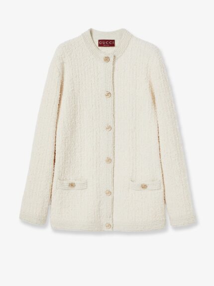 Gucci Wool And Cotton Blend Cardigan
