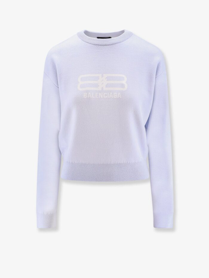 balenciaga wool and cotton blend sweater Balenciaga Wool And Cotton Blend Sweater