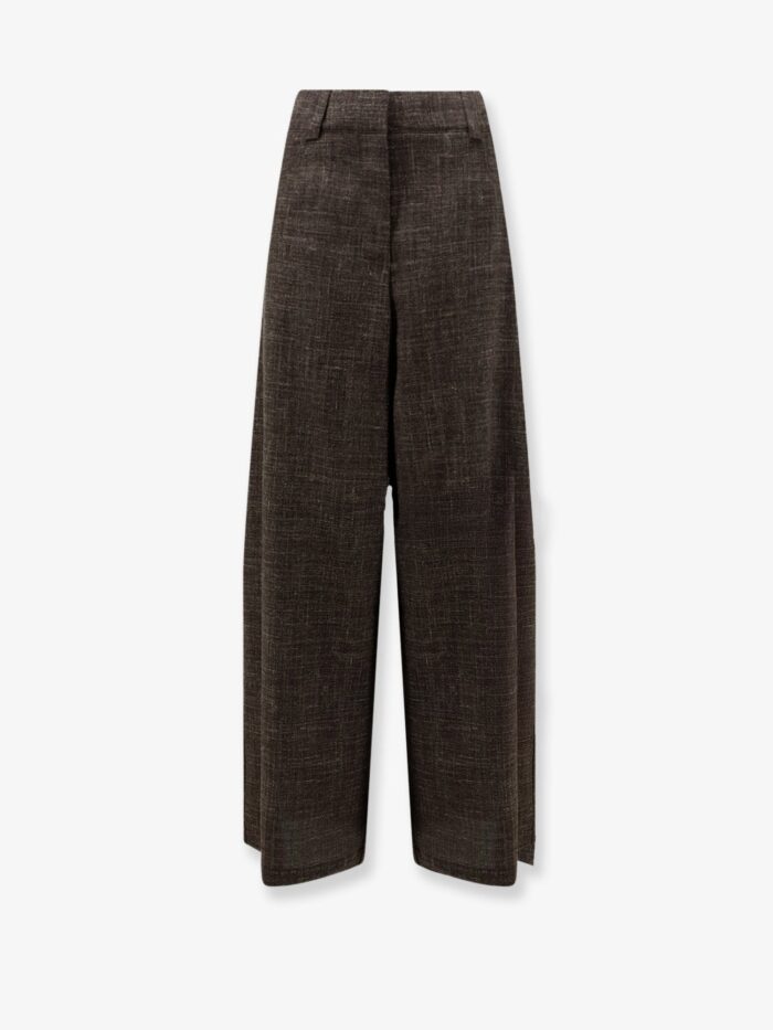 alysi wool and linen blend trousers ALYSI Wool And Linen Blend Trousers